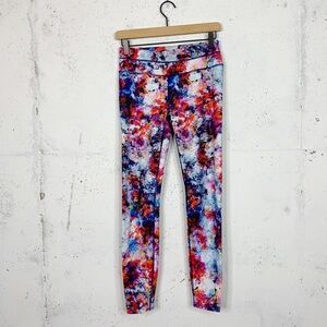 Athleta Hyper Sonic Multi Color Legging Tights Activewear Size S